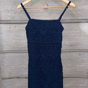 Hollister Navy Lace Dress